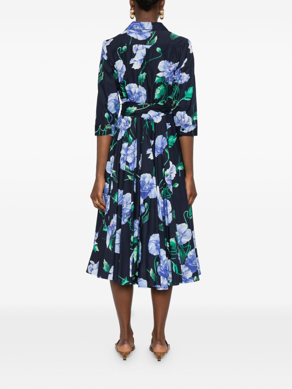 LAVI Dresses Blue Natural (veg)->cotton100.0 %