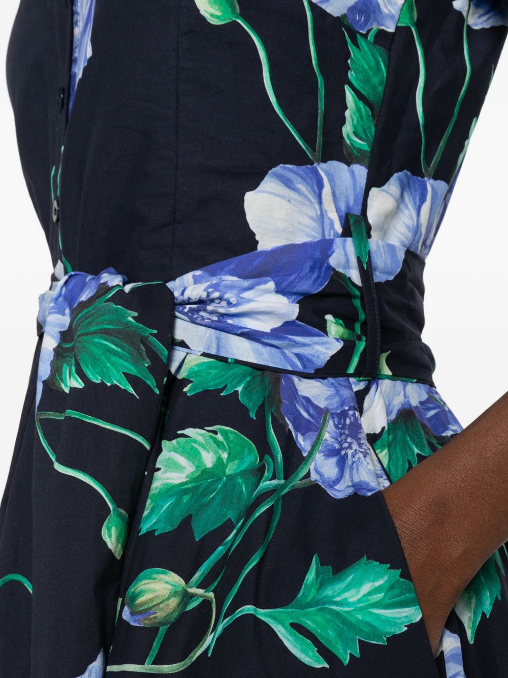 LAVI Dresses Blue Natural (veg)->cotton100.0 %