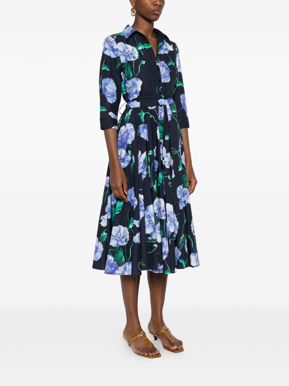 LAVI Dresses Blue Natural (veg)->cotton100.0 %