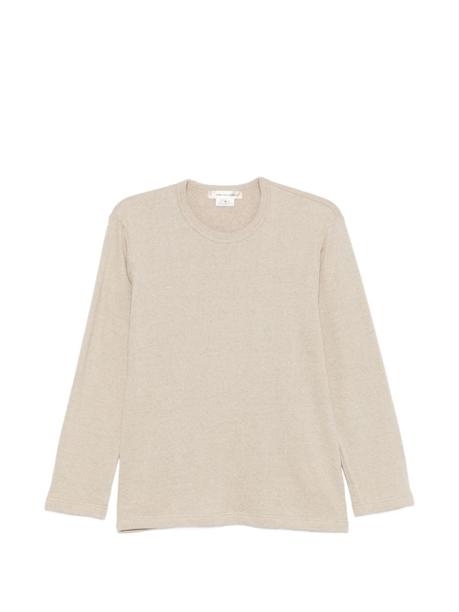 Comme Des Garcons Comme Des GarÃ§ons Linen and cotton blend t-shirt