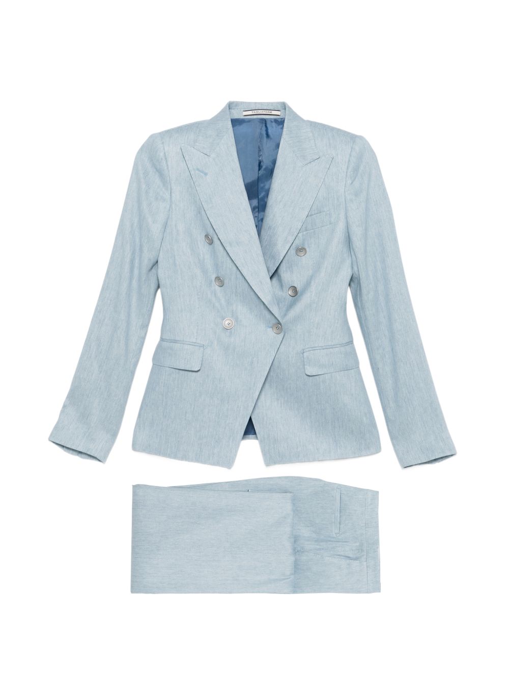 Tagliatore Dresses Azzurro Outer: linen/flax