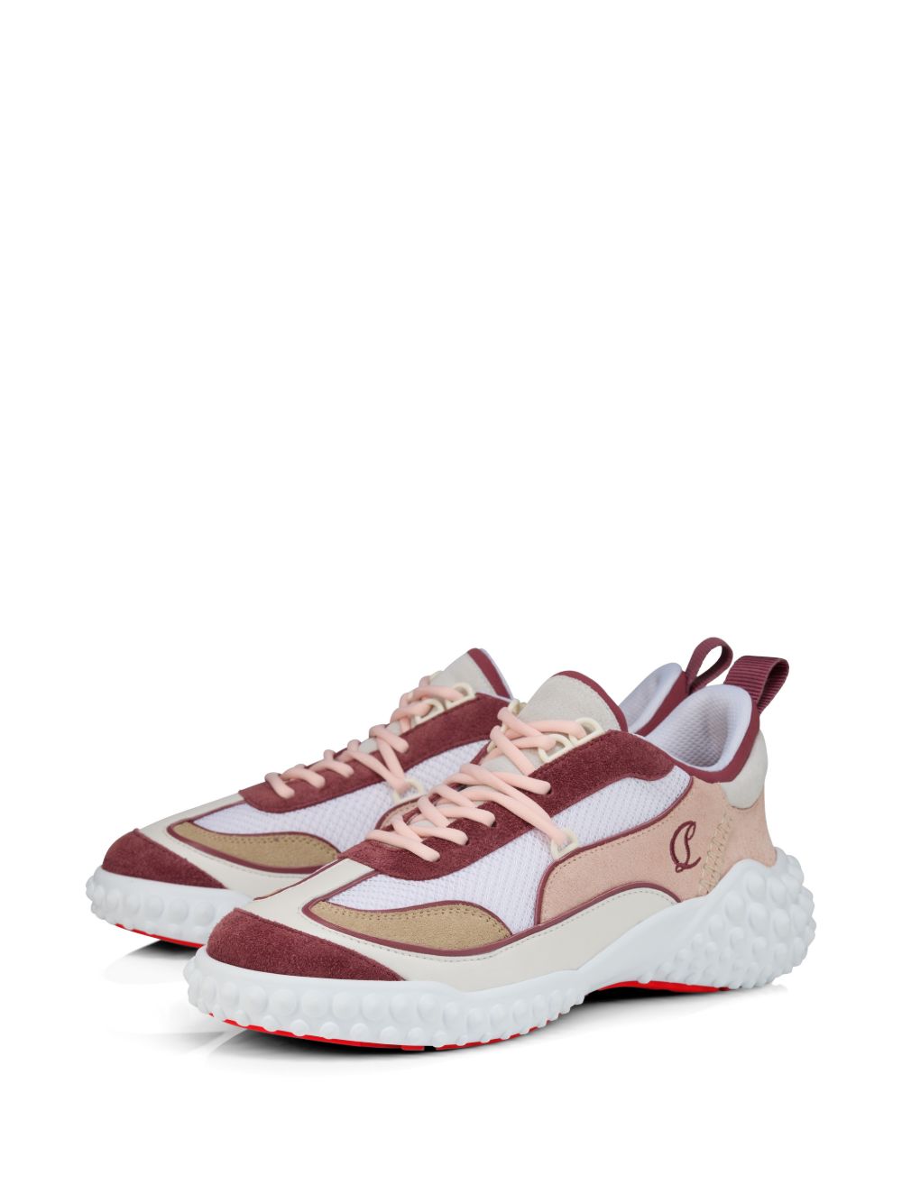 Christian Louboutin Sneakers Pink Calf Leather