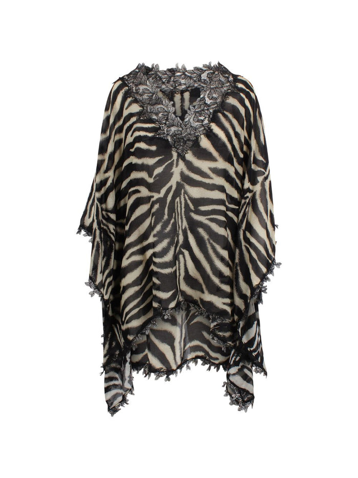 Ermanno Scervino Sea clothing Zebrato Cotton Silk