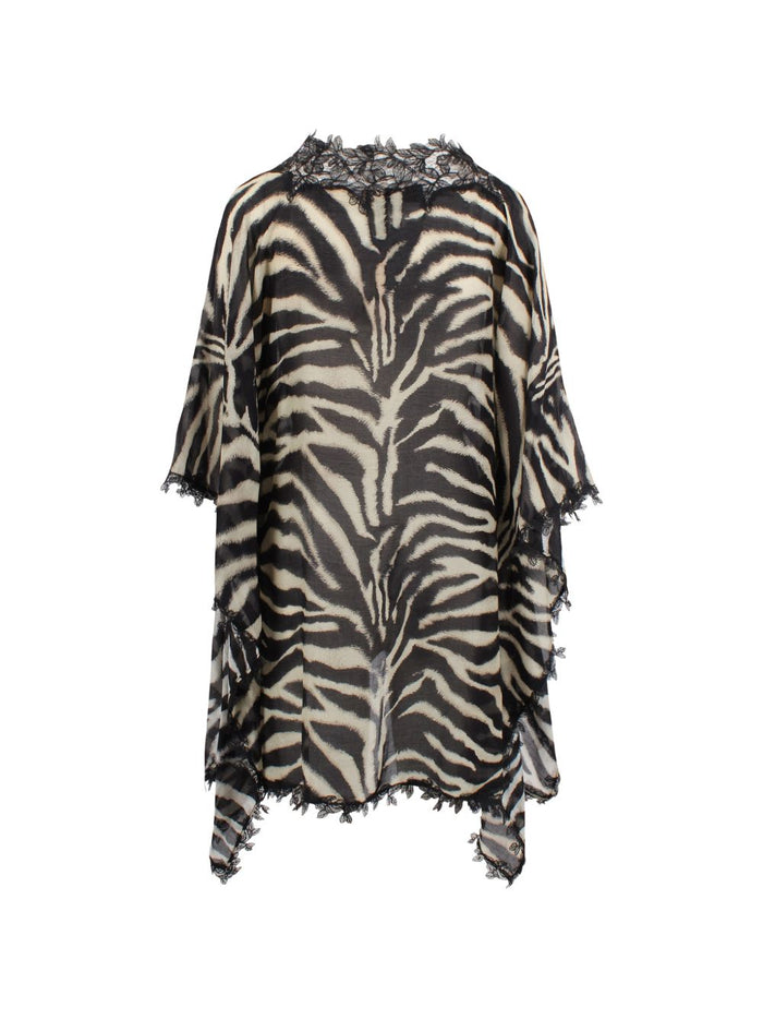 Ermanno Scervino Sea clothing Zebrato Cotton Silk