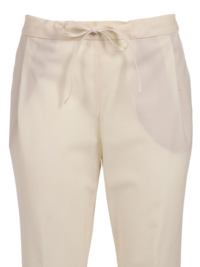 Fabiana Filippi Trousers Bianco Wool