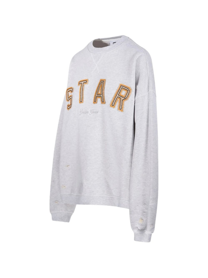Golden Goose Sweaters Light Grey Natural (veg)->cotton100.0 %