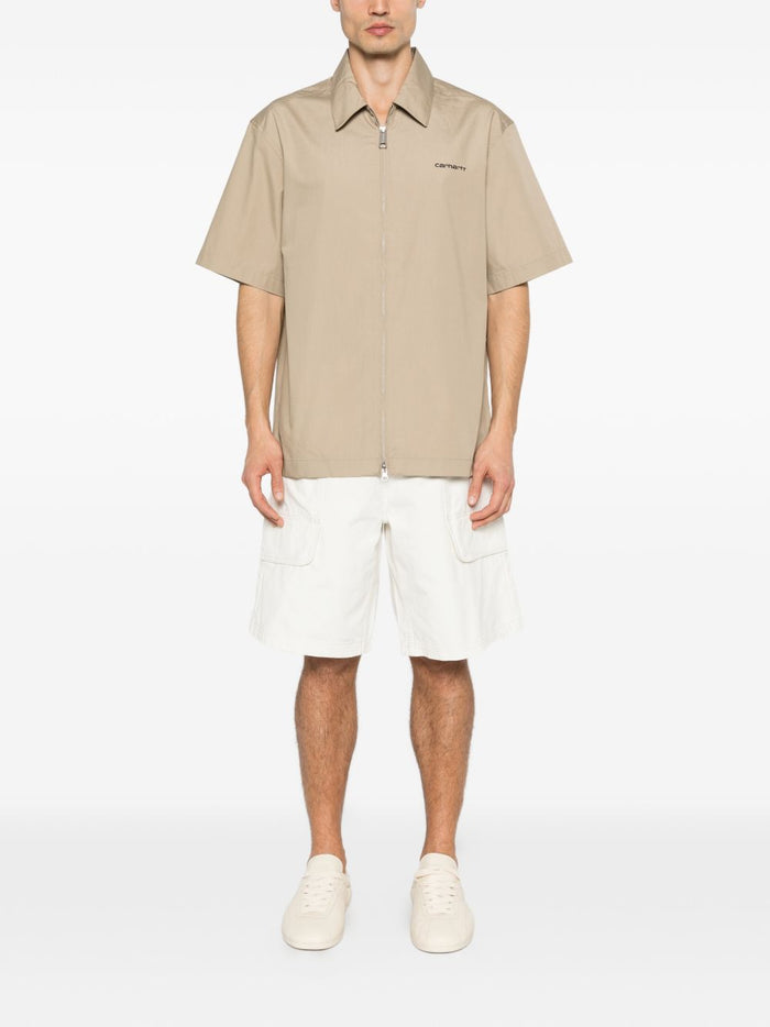Carhartt Wip Main Shirts Beige Polyester