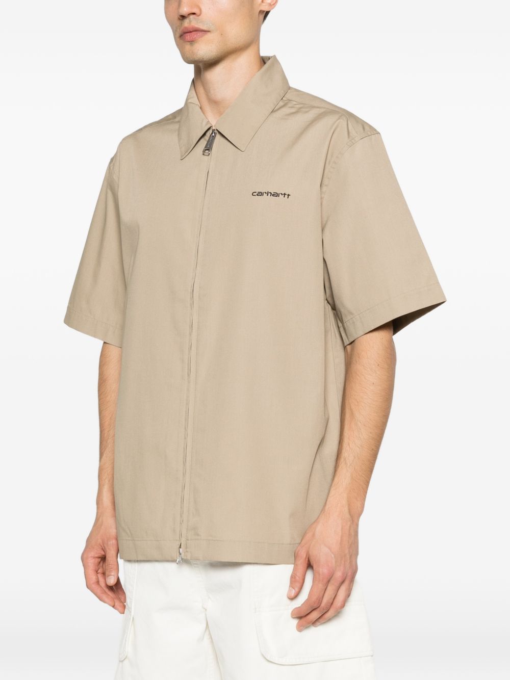 Carhartt Wip Main Shirts Beige Polyester