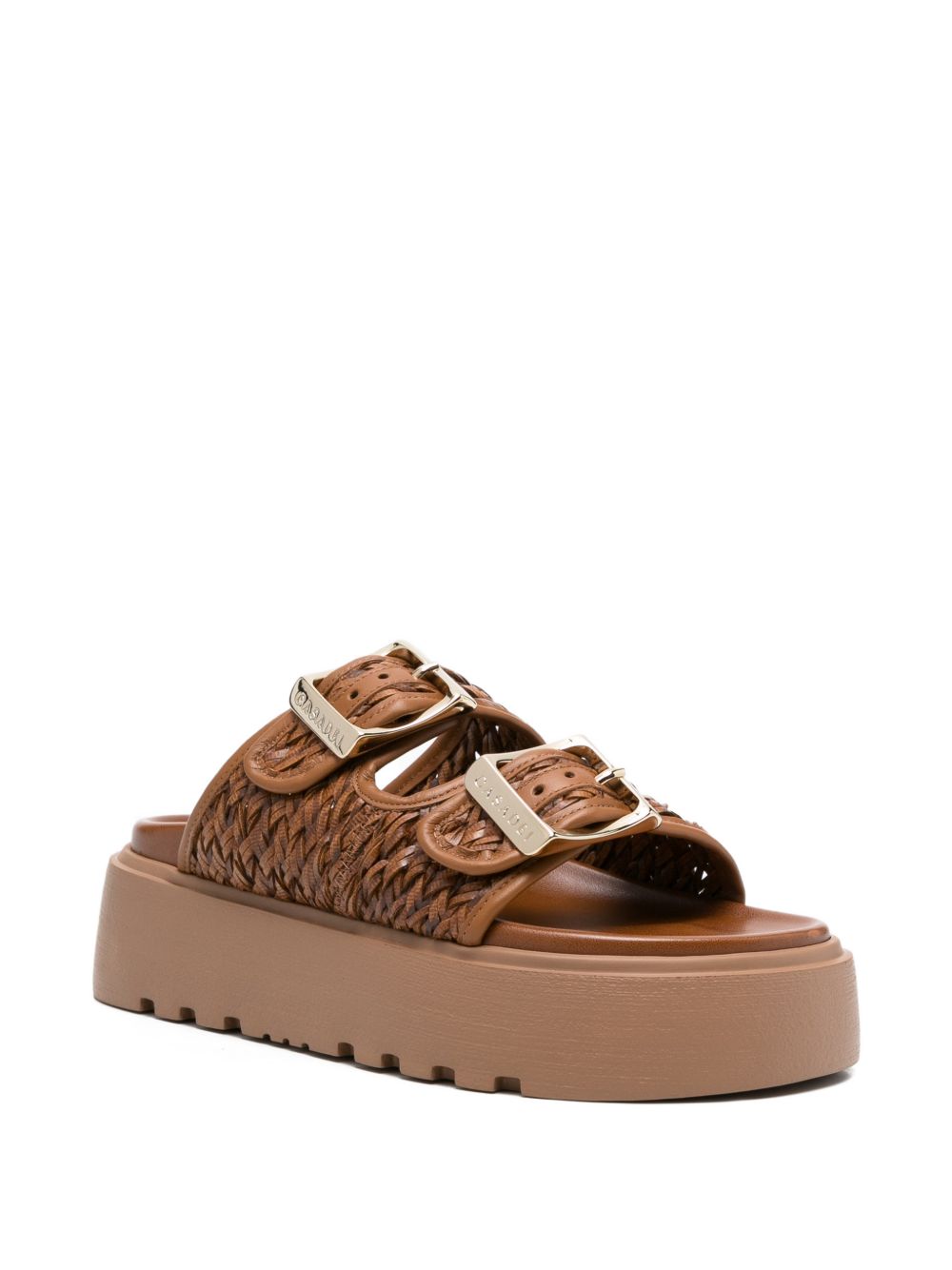 Casadei Sandals Marrone Outer: rayon