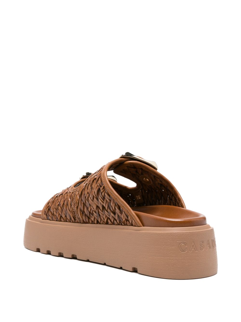 Casadei Sandals Marrone Outer: rayon