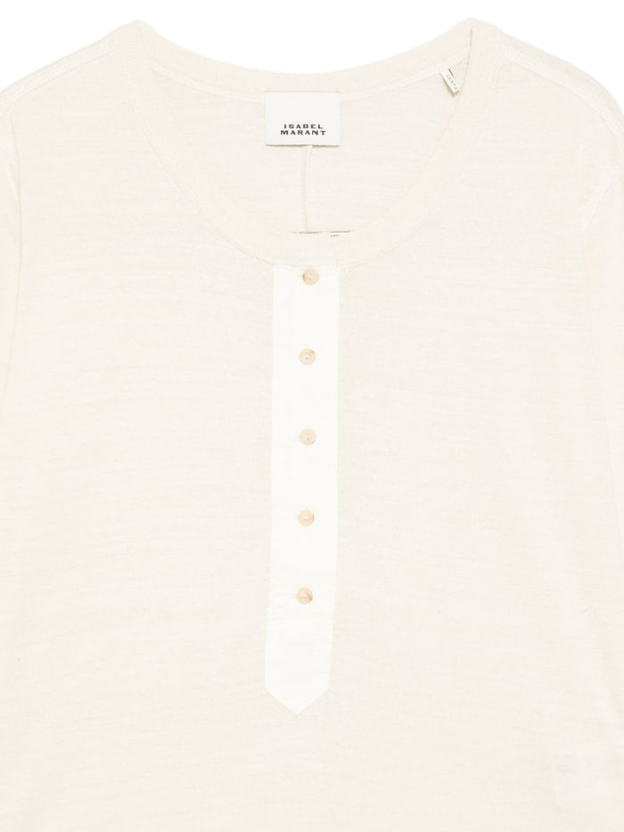 Isabel Marant Sweaters Beige Silk