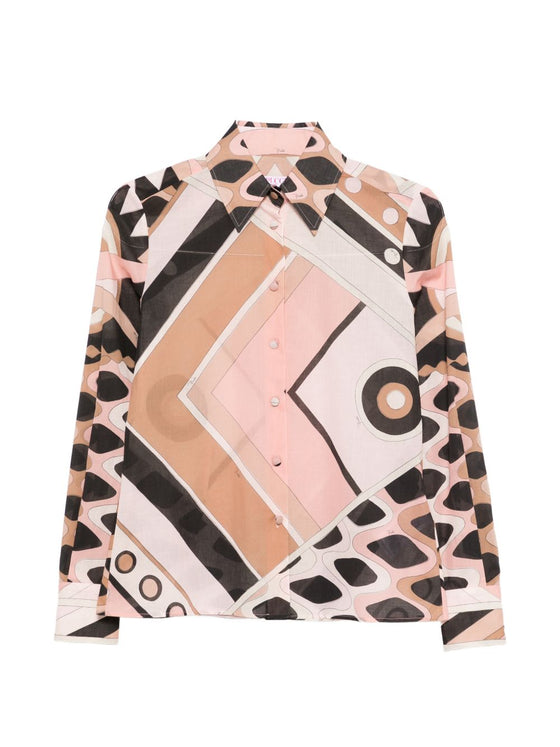 Pucci Shirts Powder Cotton