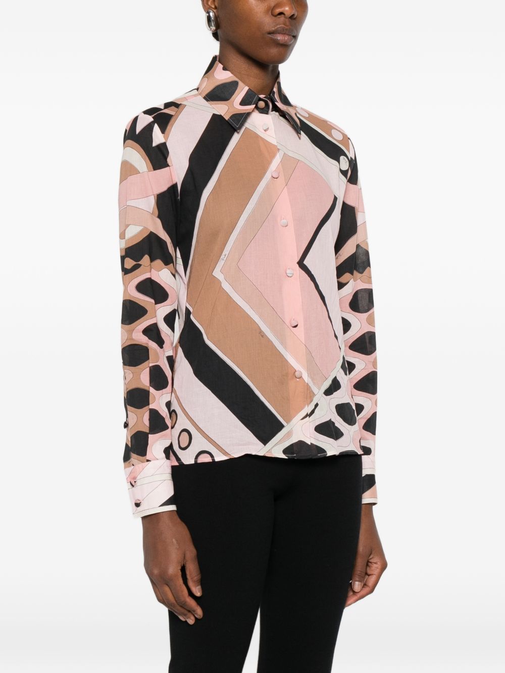 Pucci Shirts Powder Cotton