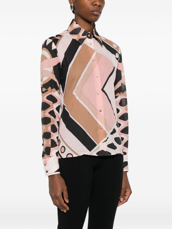 Pucci Shirts Powder Cotton