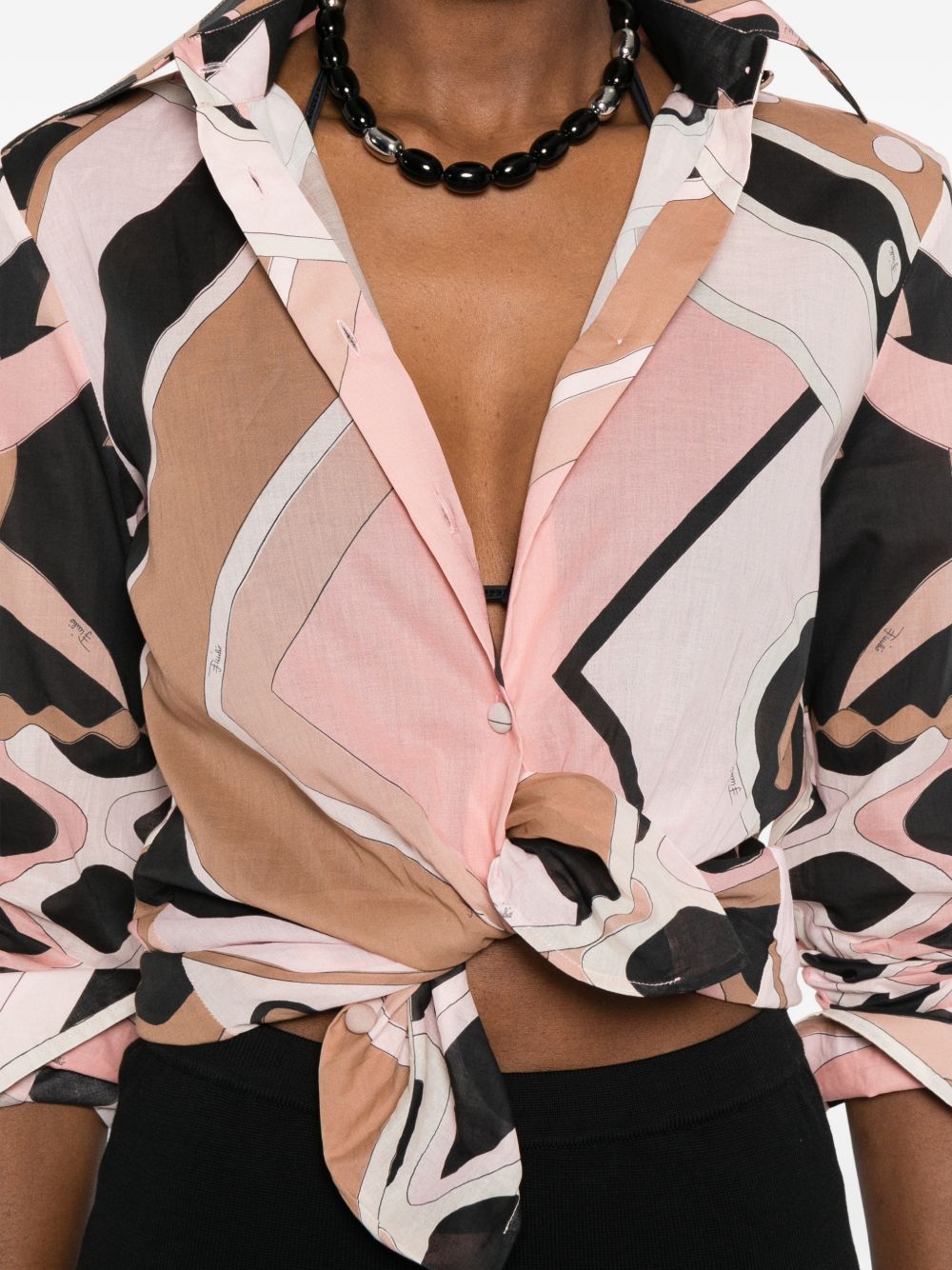 Pucci Shirts Powder Cotton