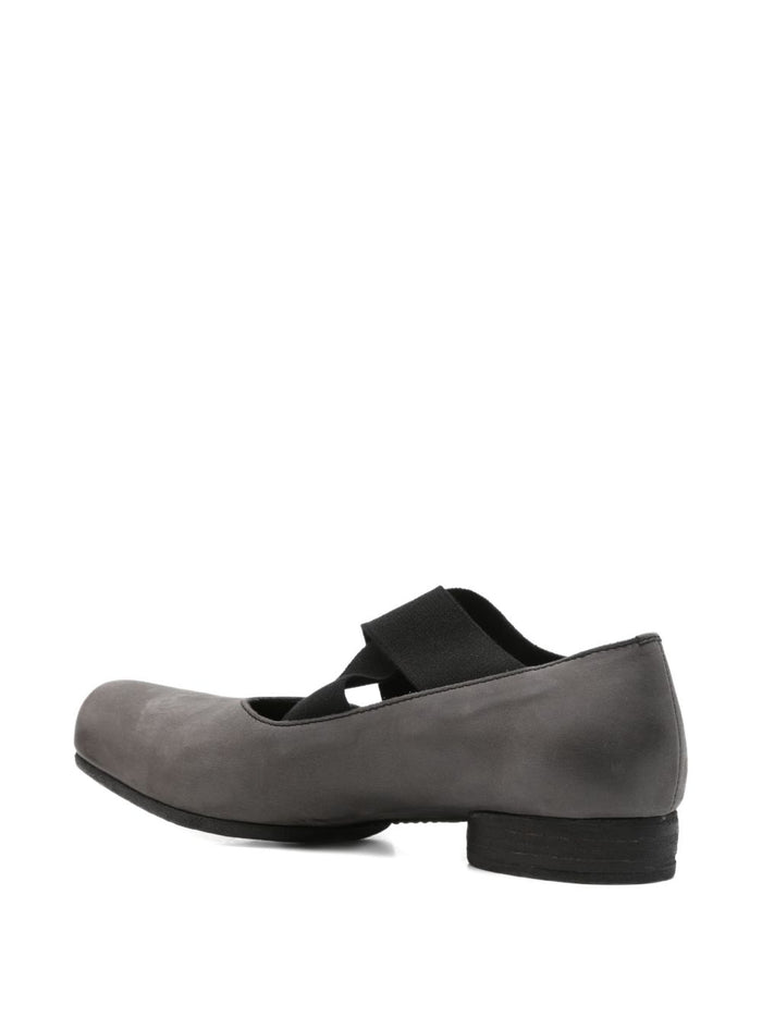 Uma Wang Flat Shoes Grigio Outer: calf Leather