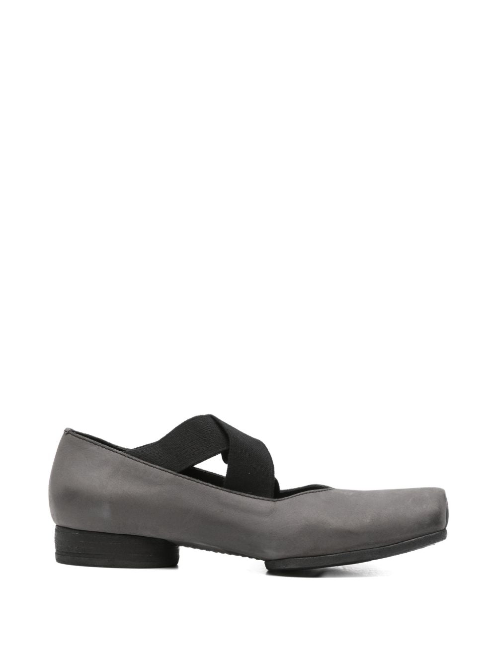 Uma Wang Flat Shoes Grigio Outer: calf Leather