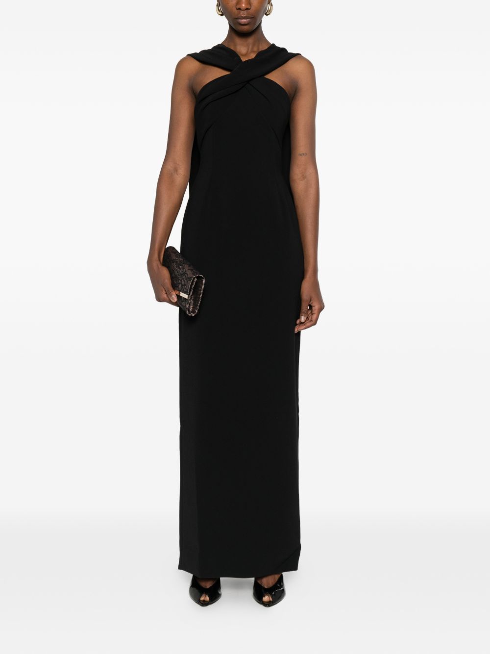Solace London Dresses Nero Polyester