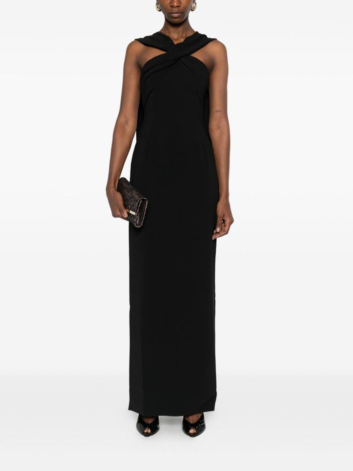 Solace London Dresses Nero Polyester