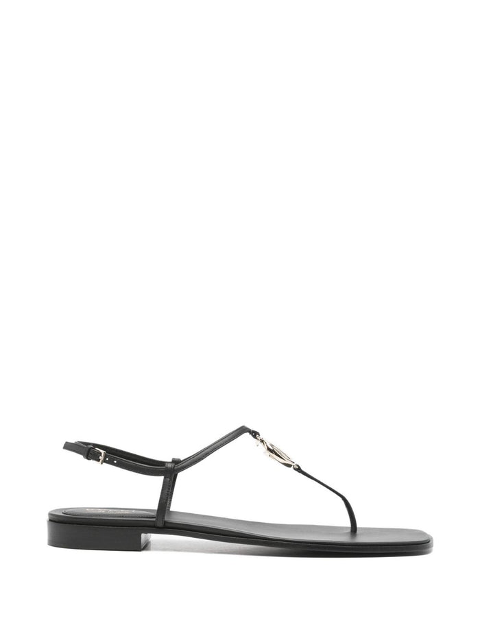 Gucci Sandals Black Calf Skin