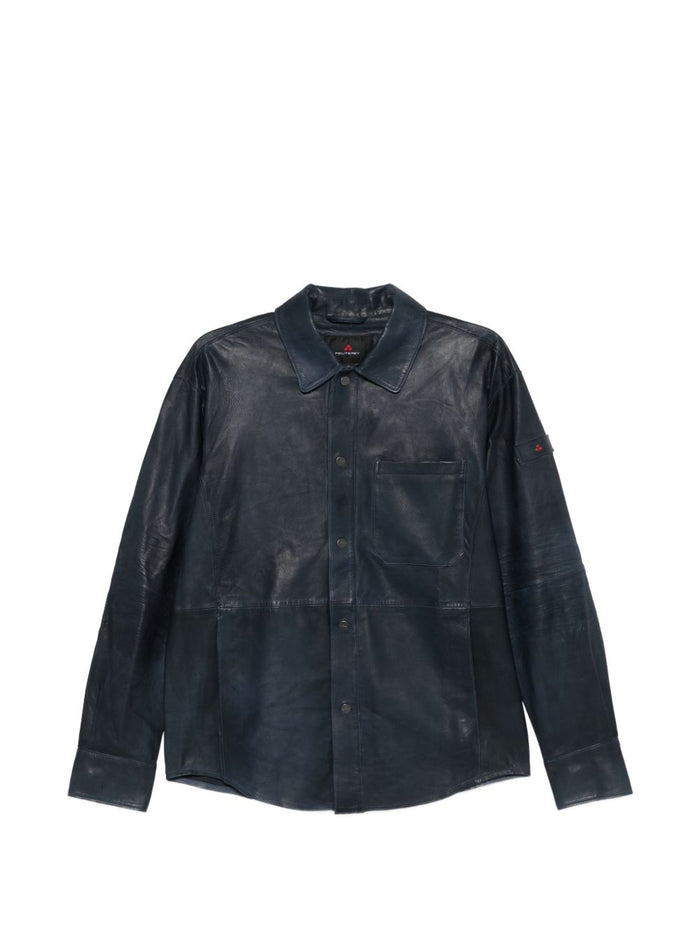 Peuterey Jackets Blu Calf Leather