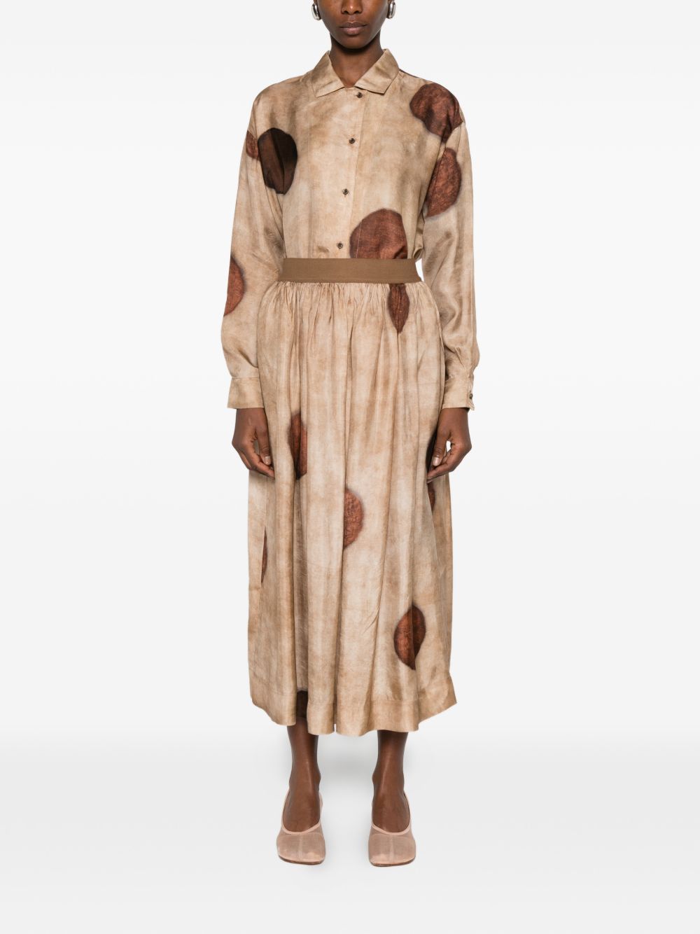 Uma Wang Skirts Brown Viscose