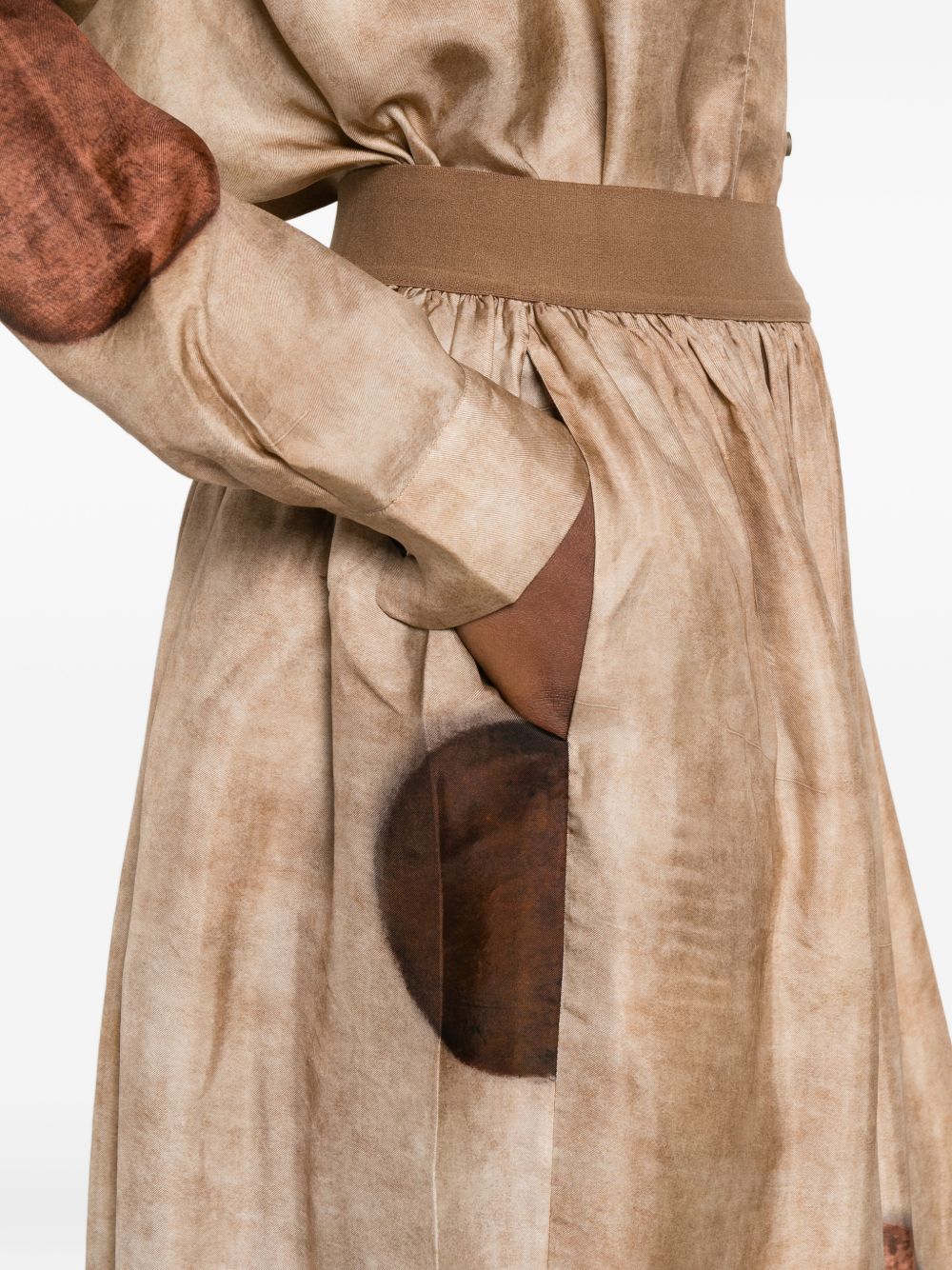 Uma Wang Skirts Brown Viscose