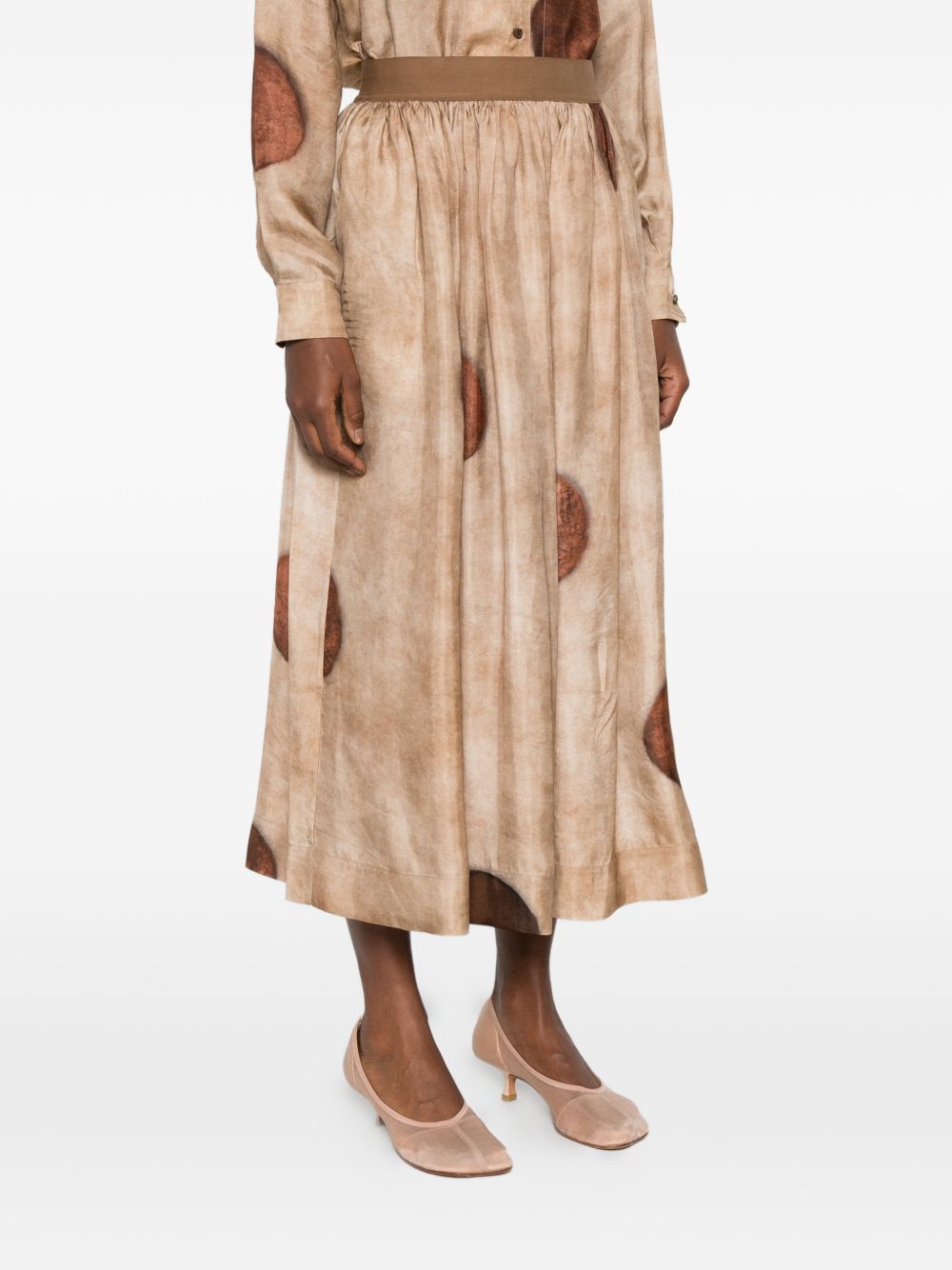 Uma Wang Skirts Brown Viscose