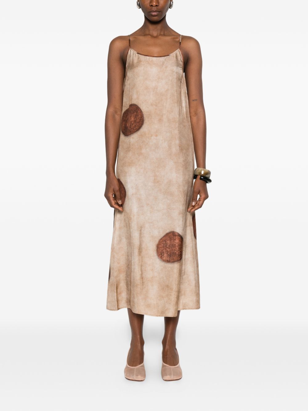 Uma Wang Dresses Brown Cupro