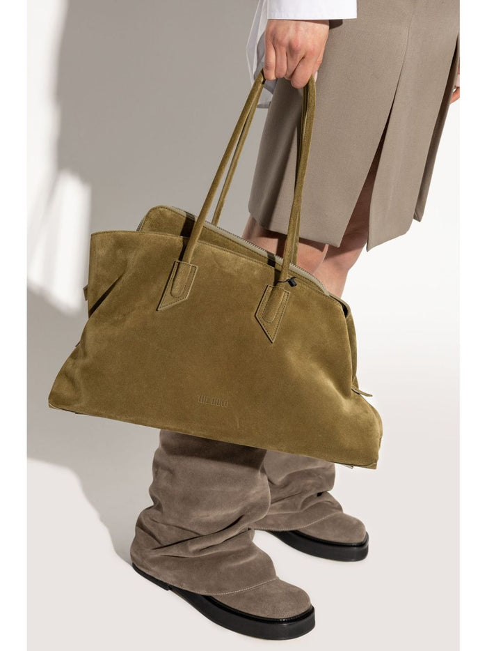 The Attico Bags Kaki Suede