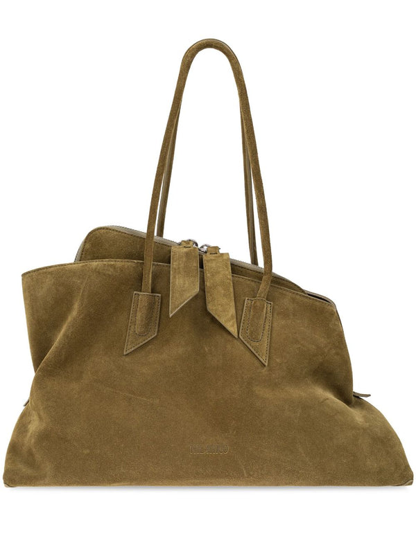 The Attico La Passeggiata leather shoulder bag