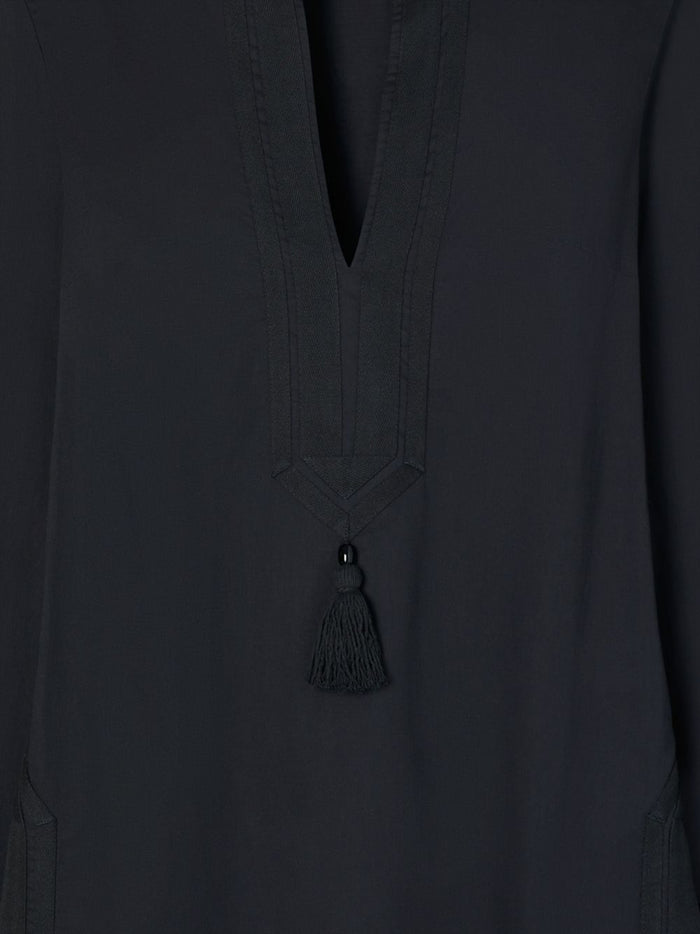 Tory Burch Dresses Black Natural (veg)->cotton100.0 %