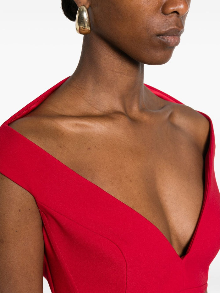 Solace London Dresses Rosso Outer: polyester