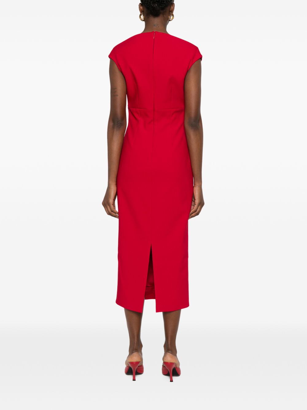 Solace London Dresses Rosso Outer: polyester
