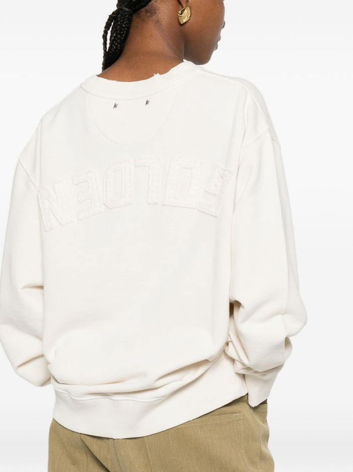 Golden Goose Sweaters Bianco Cotton