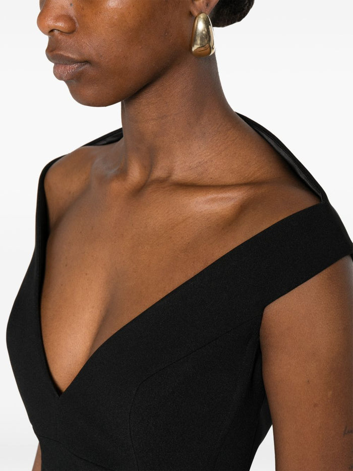 Solace London Dresses Nero Outer: polyester