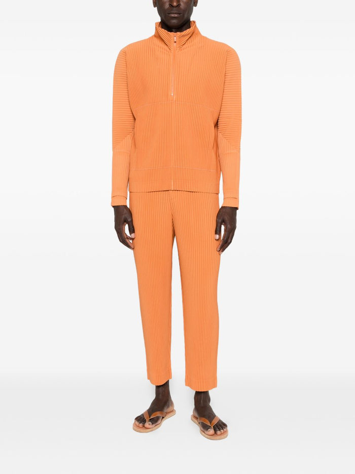 Homme Plisse Issey Miyake Trousers Arancio Poyester