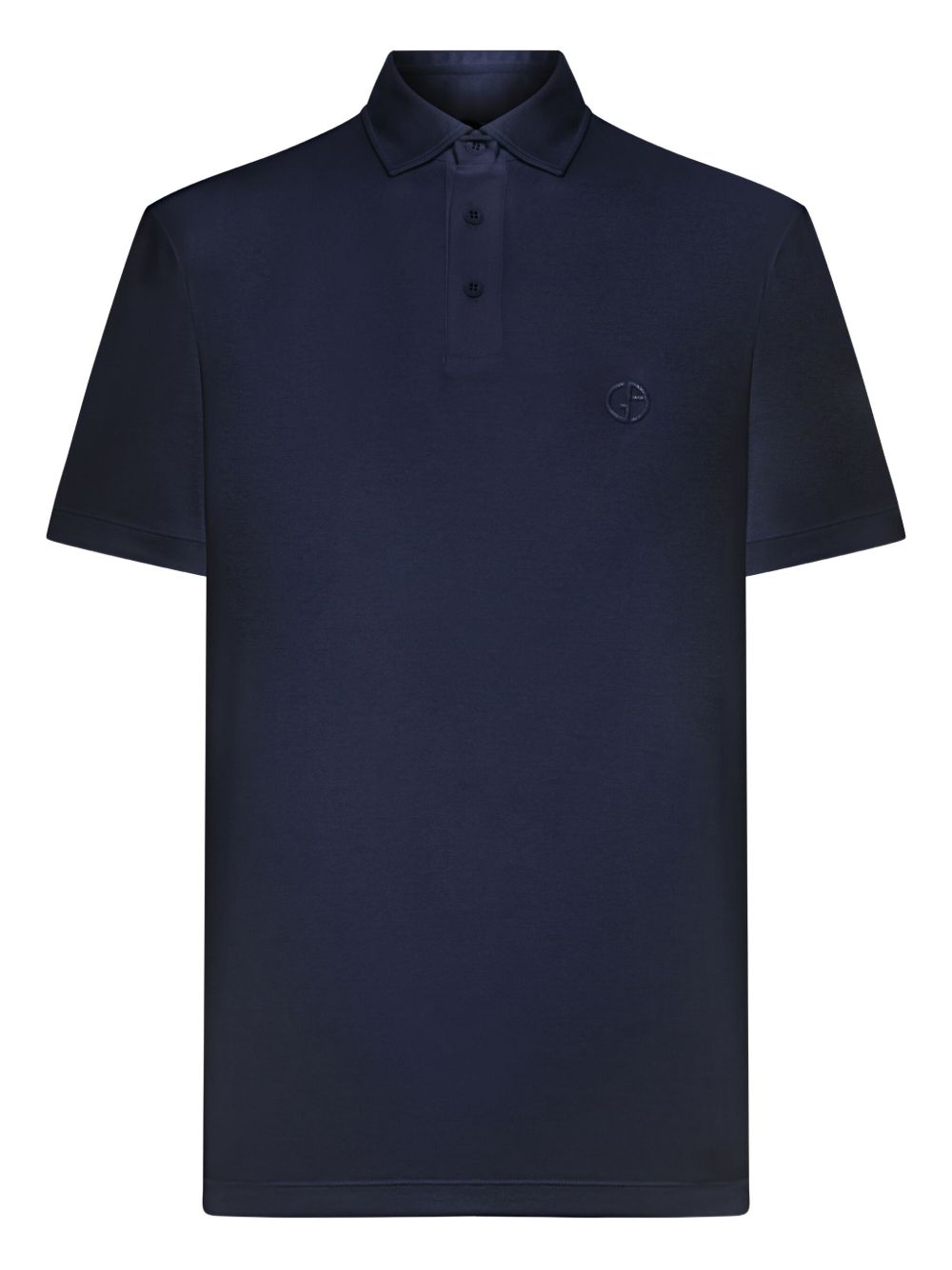 Giorgio Armani T-Shirts And Polos Blue Cotton