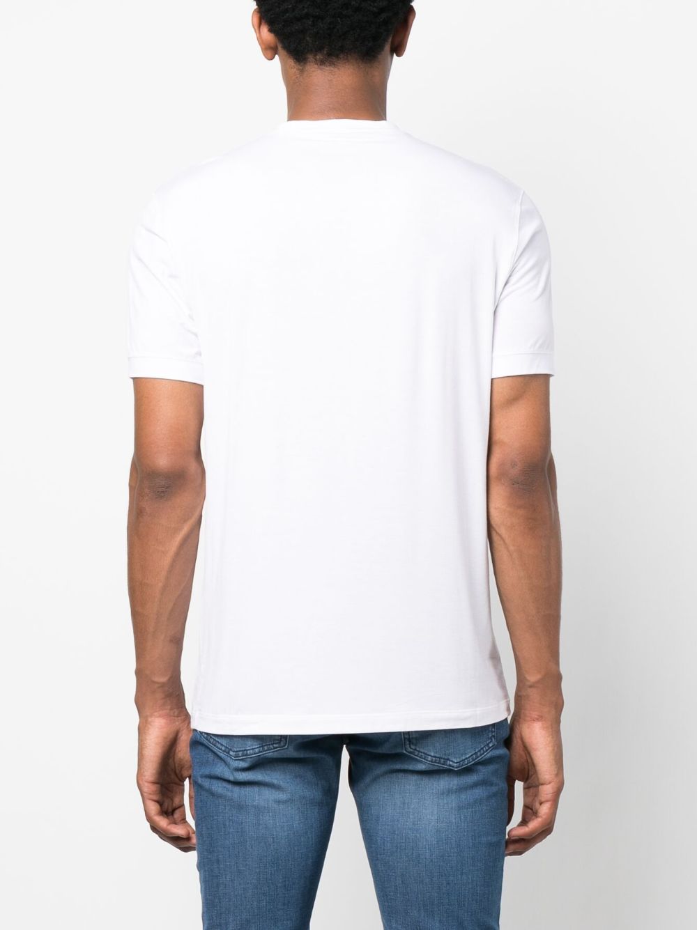 Giorgio Armani T-Shirts And Polos White Viscose