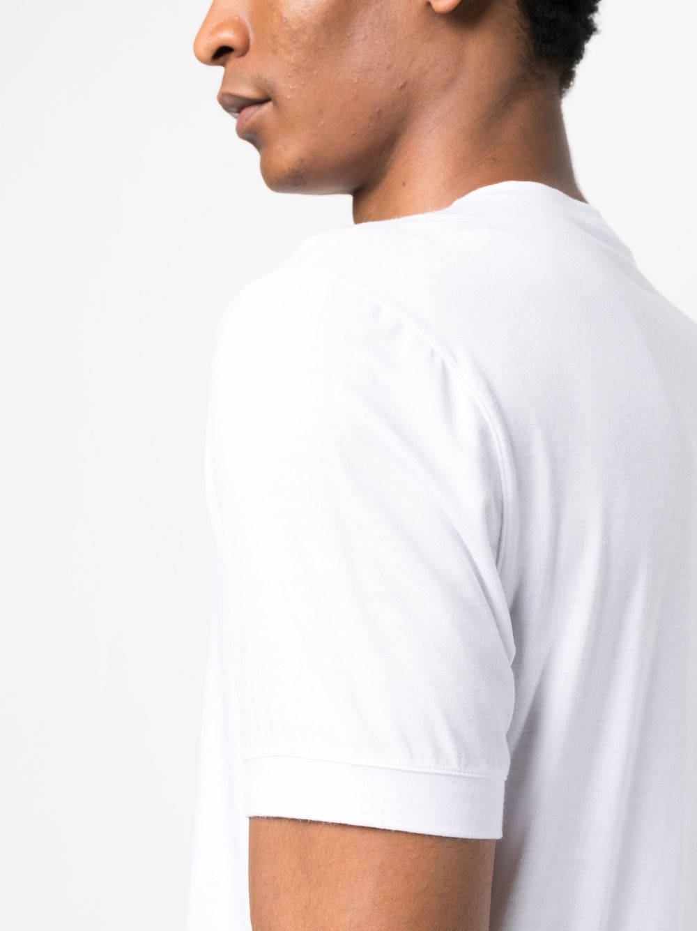 Giorgio Armani T-Shirts And Polos White Viscose
