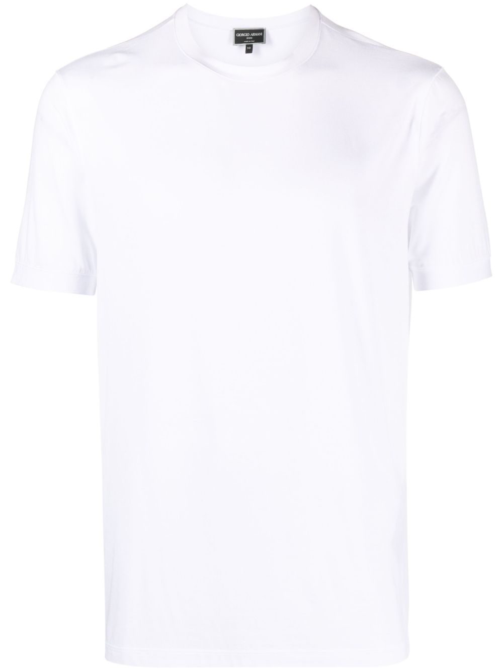 Giorgio Armani T-Shirts And Polos White Viscose