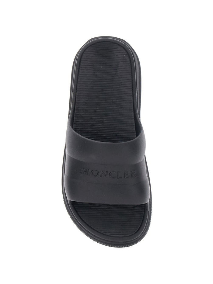 Moncler Sandals Black Elastodiene