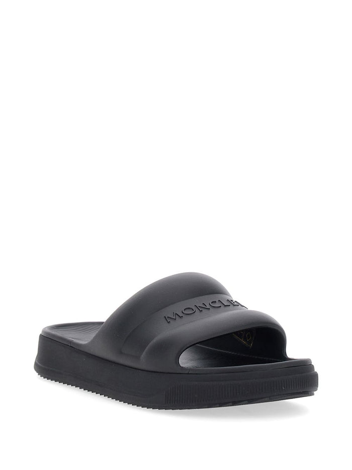 Moncler Sandals Black Elastodiene