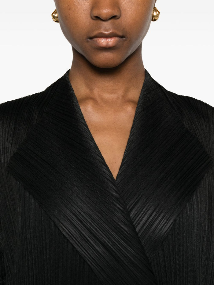 Pleats Please Coats Black Polyester