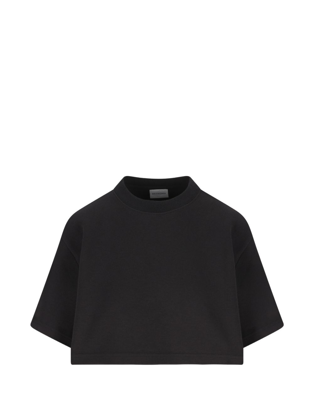 Balenciaga T-Shirts And Polos Black Polyester Cotton