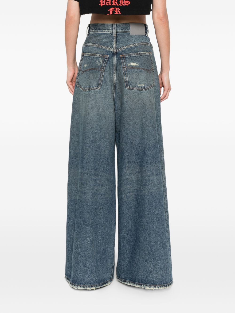 Balenciaga Jeans Blue Calf Leather