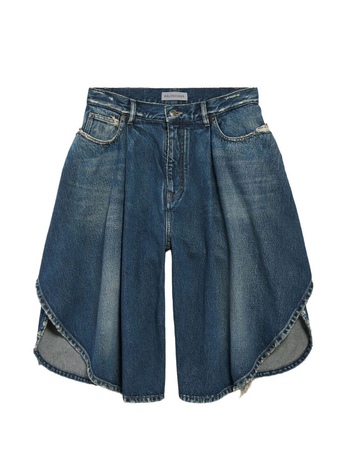 Balenciaga Shorts Blue Outer: cotton