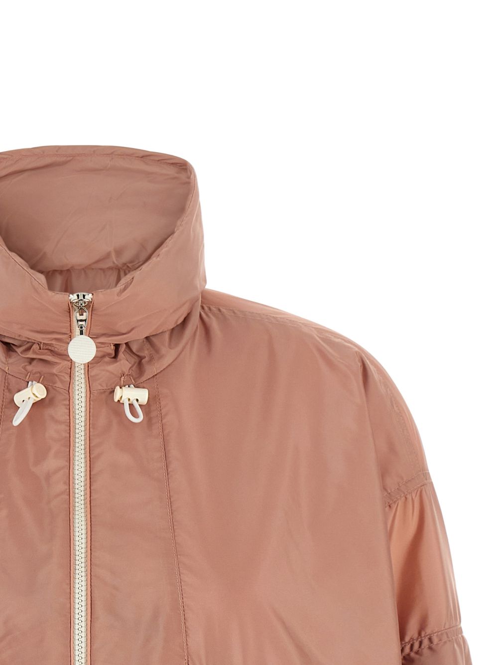Moncler Coats Pink Polyamide