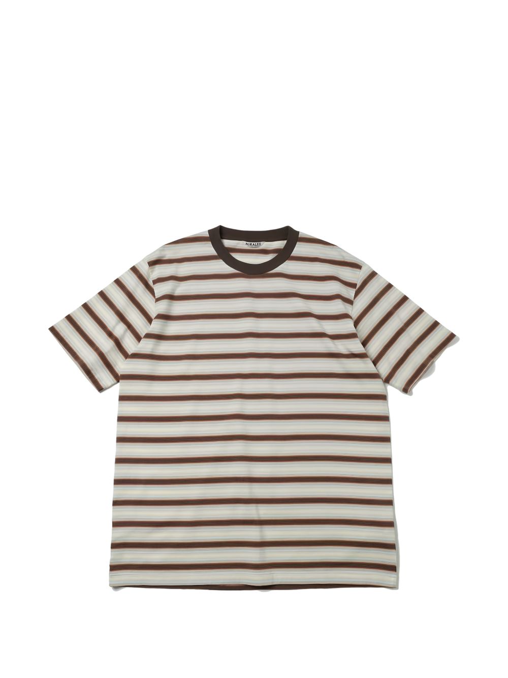 AURALEE T-shirts and Polos Green Cotton