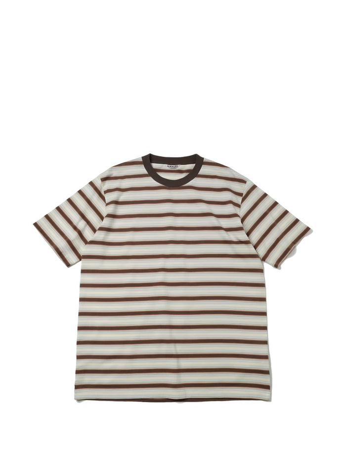 AURALEE T-shirts and Polos Green Cotton